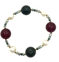 Bracciale Domar Donna Bracciale pietre dure in Lega metallica Peridoto BR-SHA-5